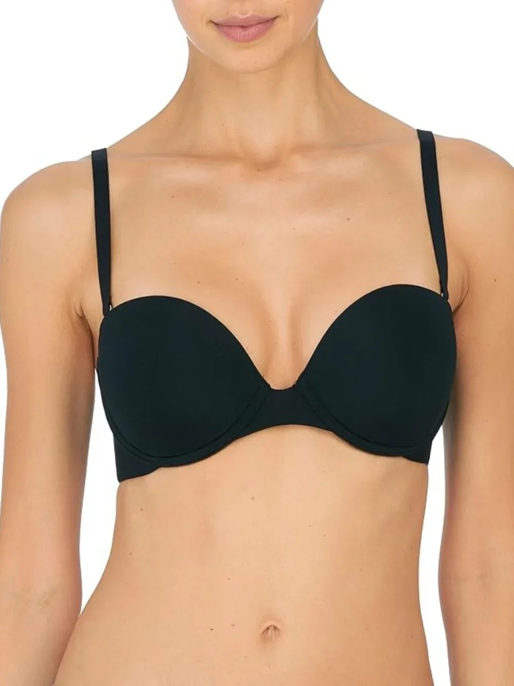 Natori Minimal Strapless Underwire Bra 32D Black